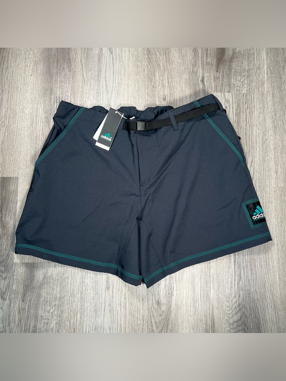 New adidas Equipment EQT Shorts Mens XL Black JW9880 Gorpcore Utility Golf $120